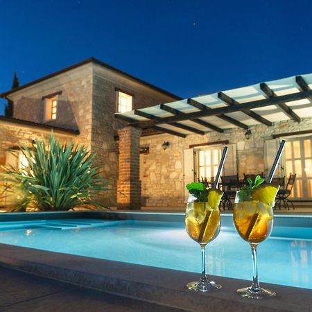 Villa Melissa - Istrisches Steinhaus Mit Pool In Guter Lage Sveti Lovreč Pazenatički Dış mekan fotoğraf